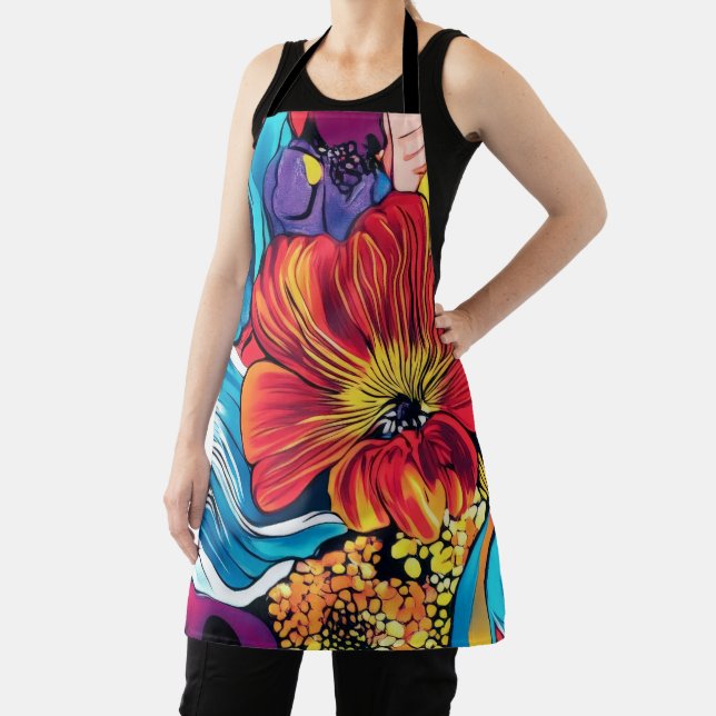 Colorful Flower Apron (Insitu)