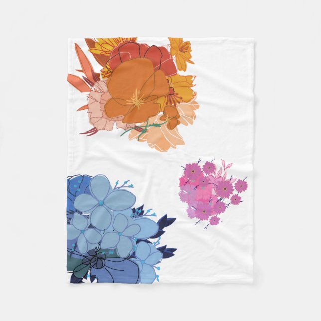 Colorful Flower Blanket (Front)
