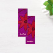 colorful flower bookmark (Desk)