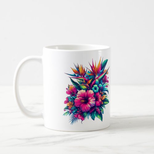 Colorful Flower Bunch Coffee Mug