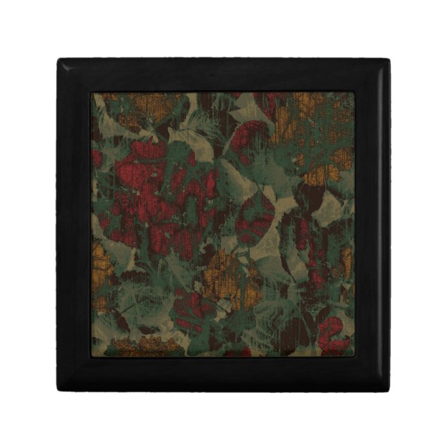 Colorful flower camouflage pattern gift box (Front)