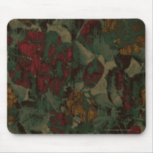 Colorful flower camouflage pattern mouse pad