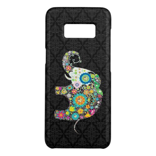 Colorful Flower Cute Elephant Design Case_Mate Samsung Galaxy S8 Case