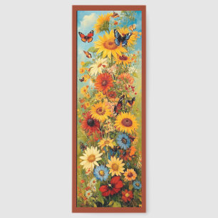 Colorful Flower Garden Bookmarks