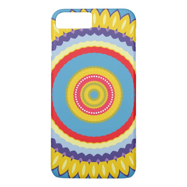 Colorful flower kaleidoscope Case-Mate iPhone case (Back)