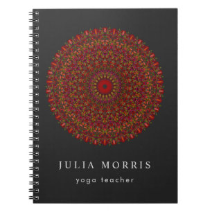 Colorful Flower Mandala Notebook