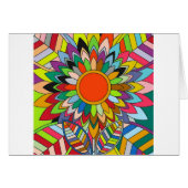 colorful flower mandala yaei design (Front Horizontal)