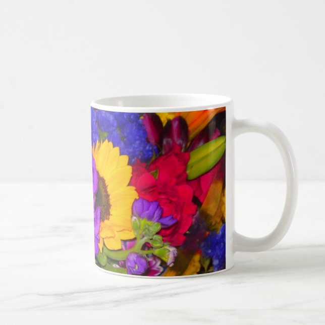 Colorful Flower Mix Mug (Right)