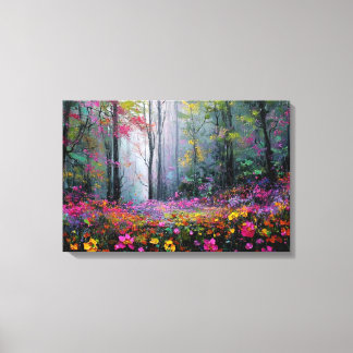 Colorful Flower Nature Scene Wall Art – Scenic Flo