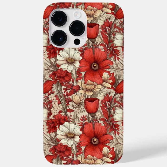 Colorful Flower Pattern Case-Mate iPhone Case (Back)