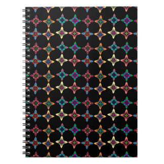 Colorful Flower Pattern Notebook