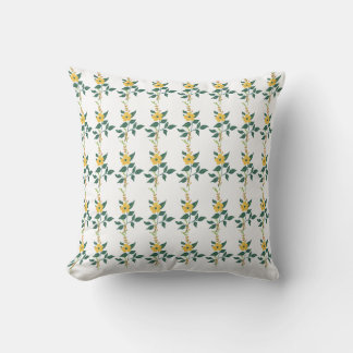 Colorful Flower Pattern Square Pillow