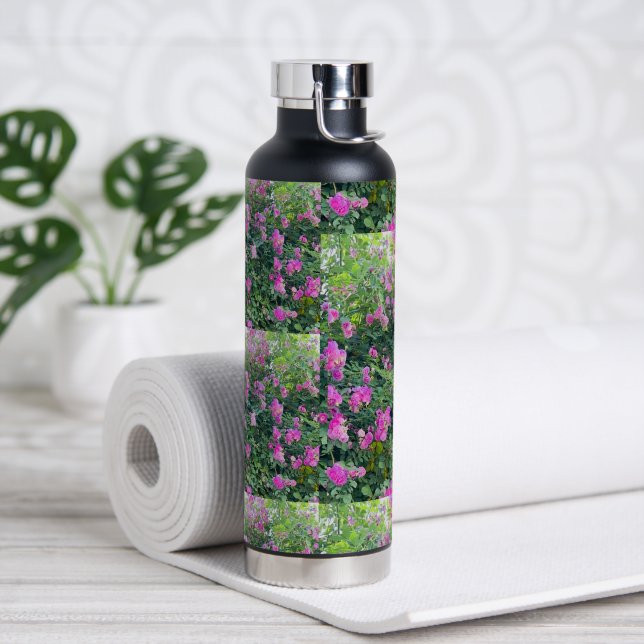  Colorful Flower Pattern Water Bottle (Yoga)
