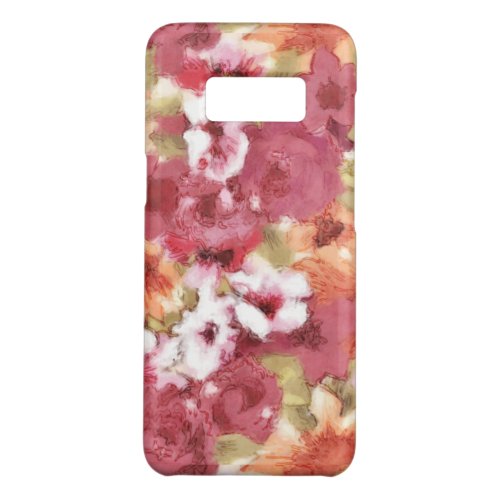 Colorful Flower Pattern Watercolor Art Painting Case_Mate Samsung Galaxy S8 Case