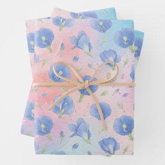 Colorful Flower Pattern Wrapping Paper