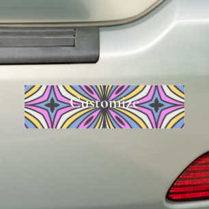 Colorful Flower Petals Thunder_Cove Bumper Sticker