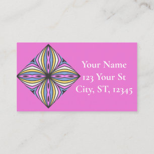 Colorful Flower Petals Thunder_Cove Business Card