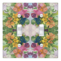 Colorful Flower Petals Watercolor Pattern Painting