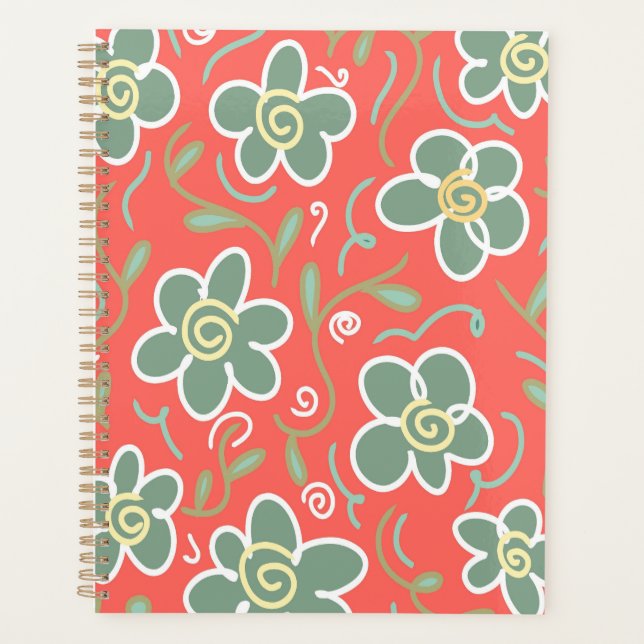 Colorful Flower  Planner (Front)