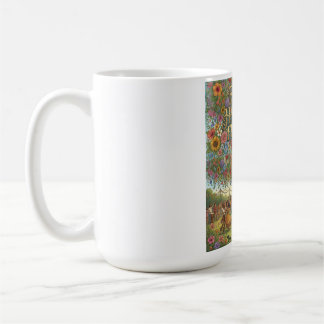 Colorful Flower Sky Party – Joyful Nature & Humans Coffee Mug