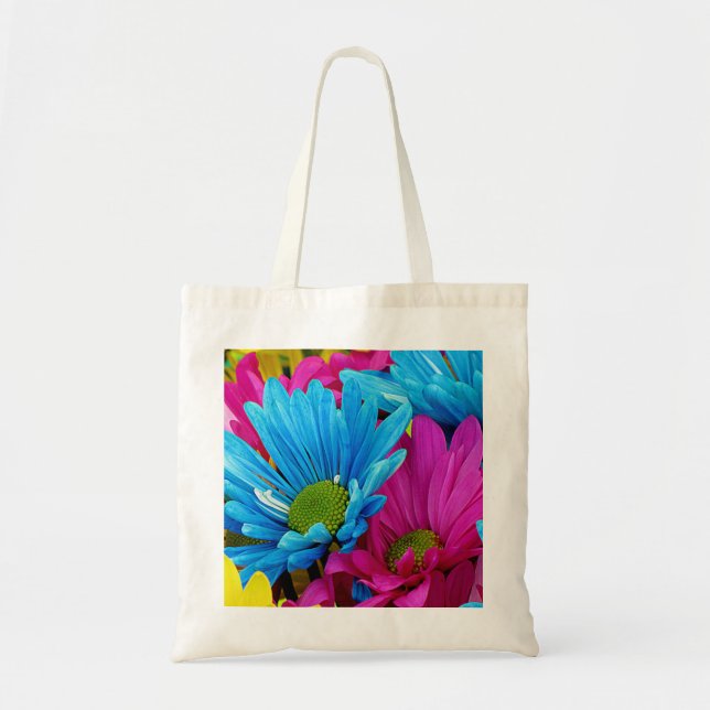 Colorful Flower Tote Bag (Front)