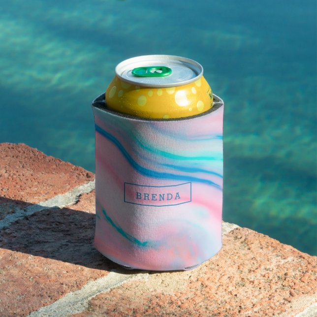 Colorful flowering chloral agate marble can cooler (In Situ Pool)