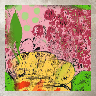 Colorful flowers abstract Floor Decal