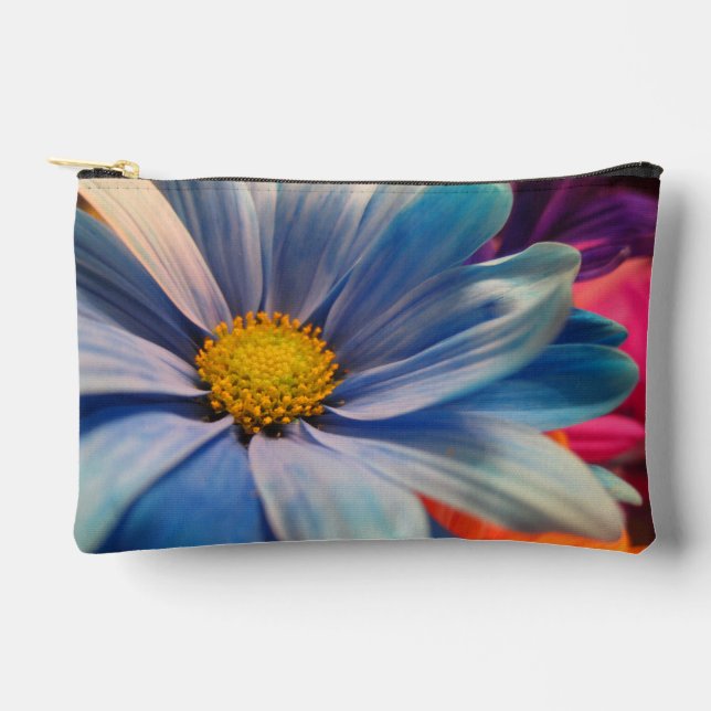 Colorful Flowers Accessory Pouch (Front)