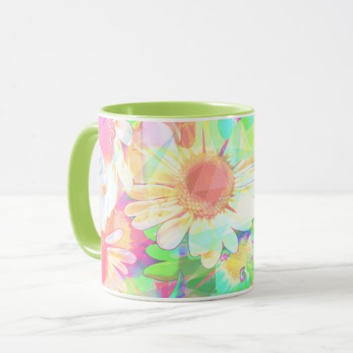 Colorful Flowers Bright Cheerful Mug