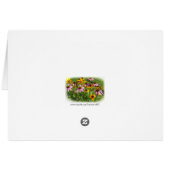 Colorful Flowers Cards (Back Horizontal)