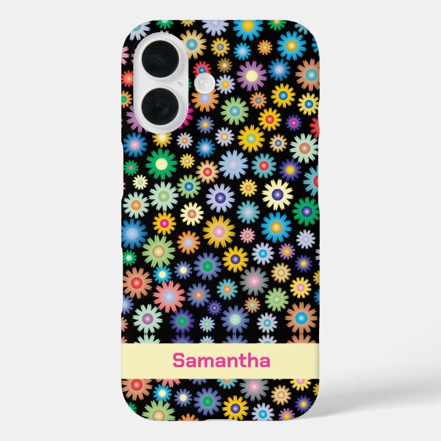 Colorful flowers Case-Mate iPhone case (Back)