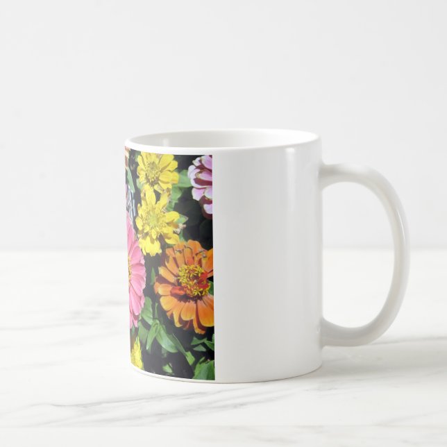 Colorful Flowers Coffee Mug (Right)
