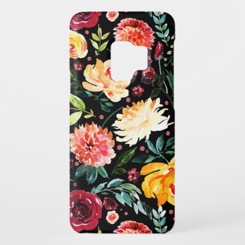 Colorful flowers collage pattern Case_Mate samsung galaxy s9 case
