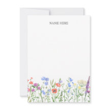 Colorful flowers custom name
