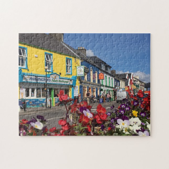 Colorful Flowers Dingle, Ireland Puzzle (Horizontal)