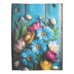 Colorful Flowers Duvet Cover
