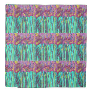 Colorful Flowers Duvet Cover