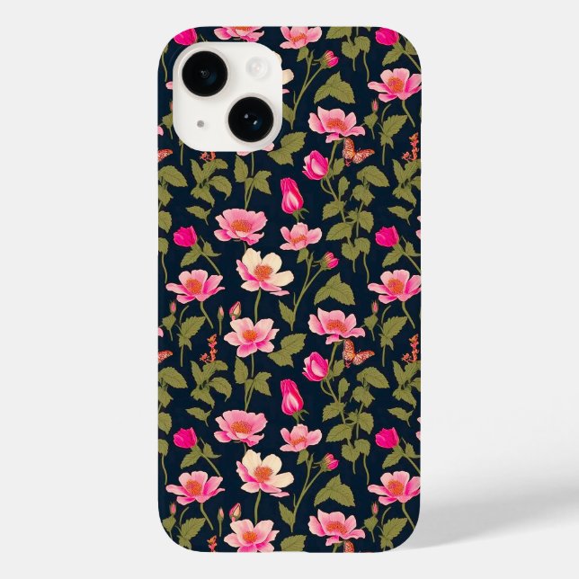 Colorful flowers-Floral pattern 22 - Iphone Case (Back)