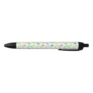 Colorful Flowers, Floral Pattern, Greenery, Boho Pen