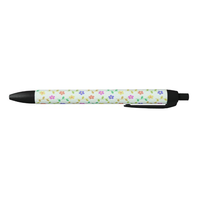 Colorful Flowers, Floral Pattern, Greenery, Boho Pen (Bottom)
