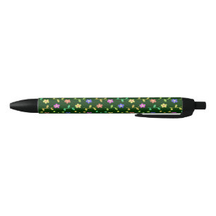 Colorful Flowers, Floral Pattern, Greenery, Boho Pen