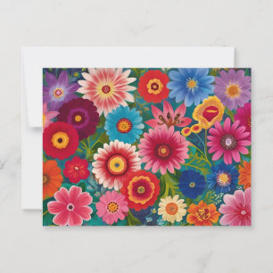 Colorful Flowers for Any Occasion Postcard