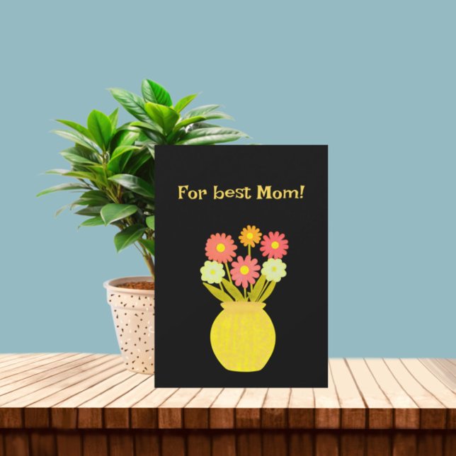 Colorful flowers holiday card (Creator Uploaded)