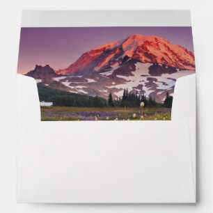 Colorful Flowers in Rainier National Park Envelope