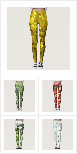 Colorful Flowers Leggings Collection 