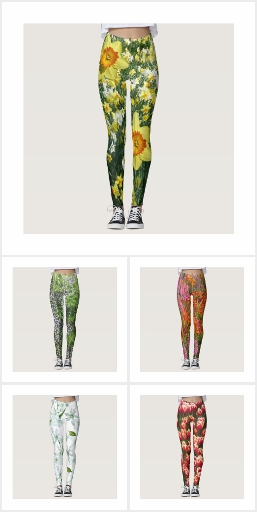 Colorful Flowers Leggings Collection 