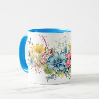 Colorful Flowers Mug
