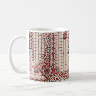 Colorful flowers mughal architecture background wa coffee mug