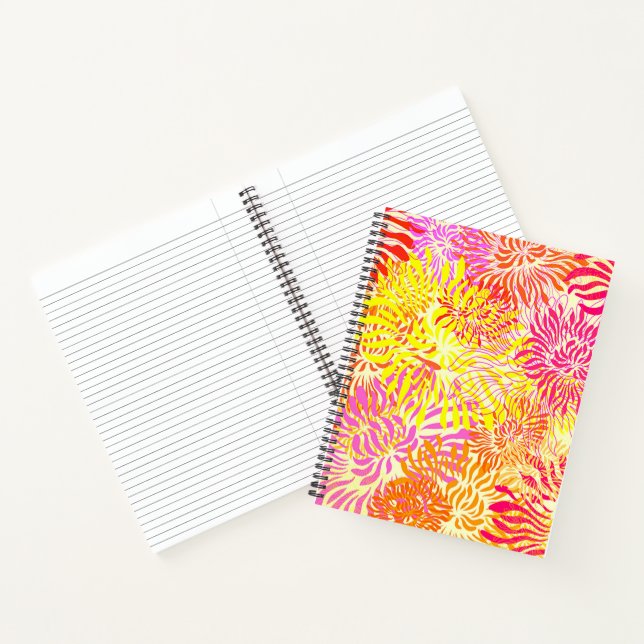 Colorful Flowers Notebook (Inside)