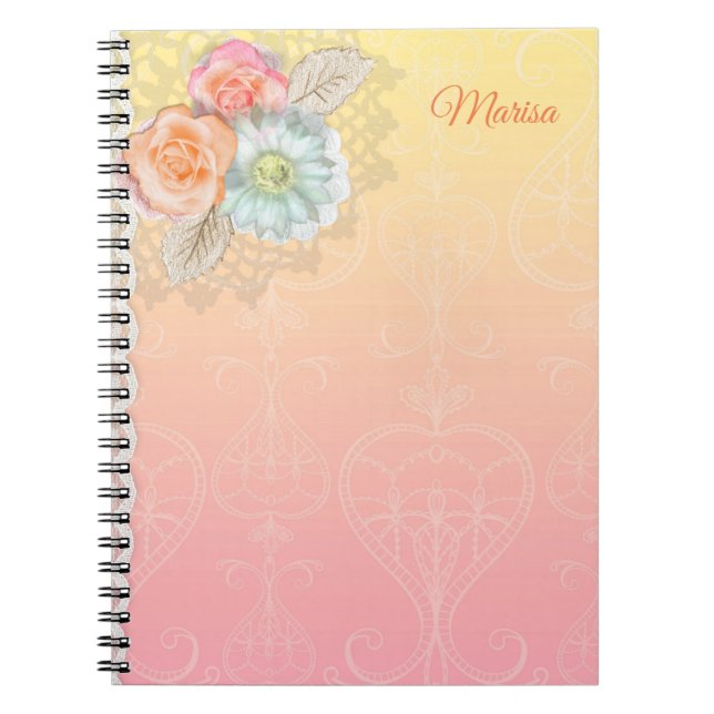 Colorful Flowers Notebook (Front)